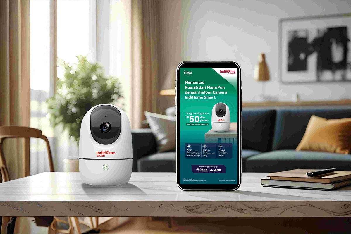 Layanan SMART Camera telah dirilis IndiHome,  bisa Langganan CCTV Rp 50.000 per Bulan!