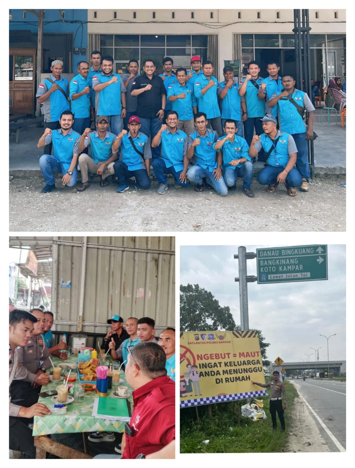 PPAI turut bersosialisasi tertib berlalu lintas di Kabupaten Kampar