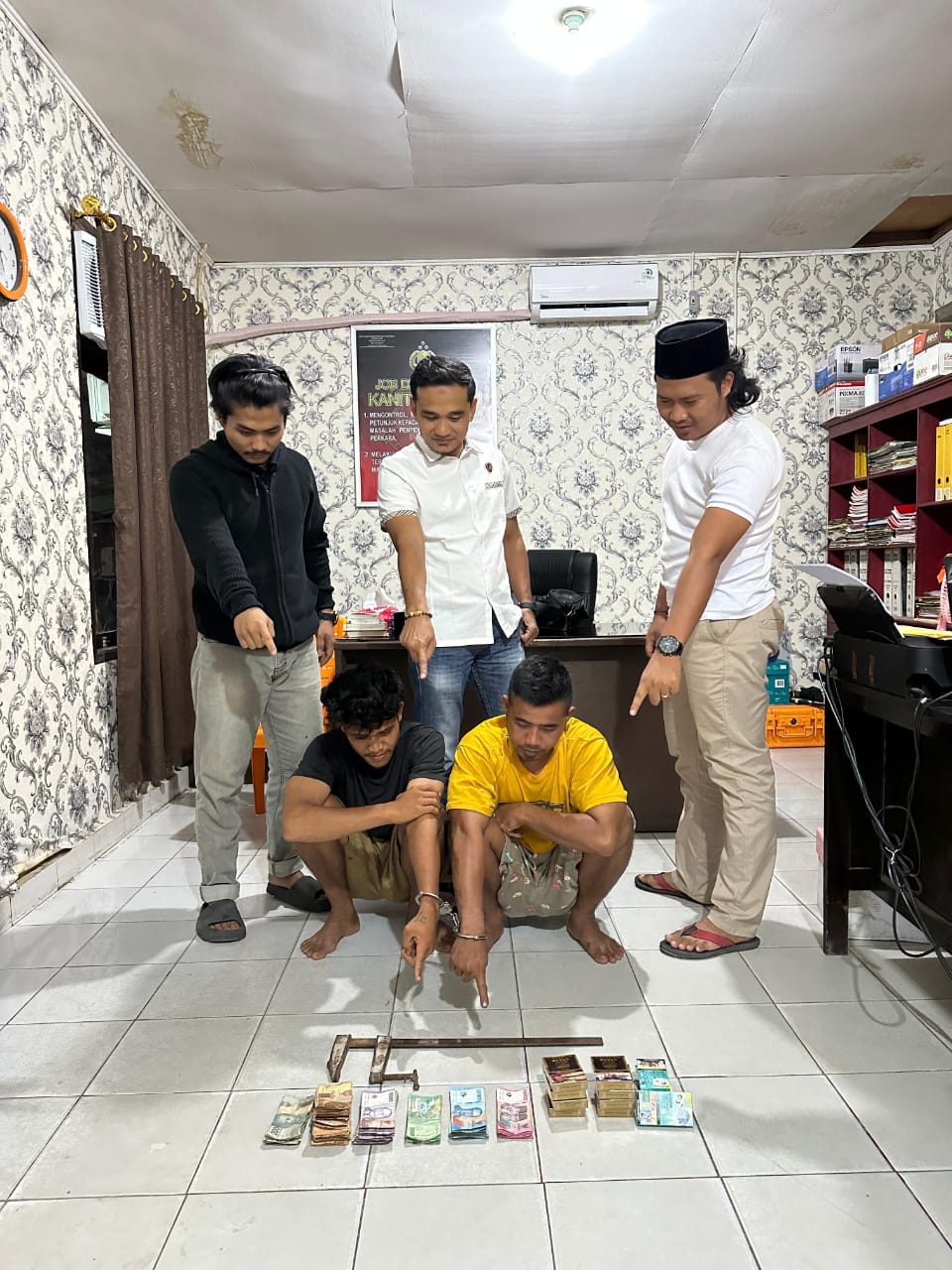 Tidak sampai 12 Jam, Pembobol Ruko diamankan Tim Opsnal Polsek Rupat