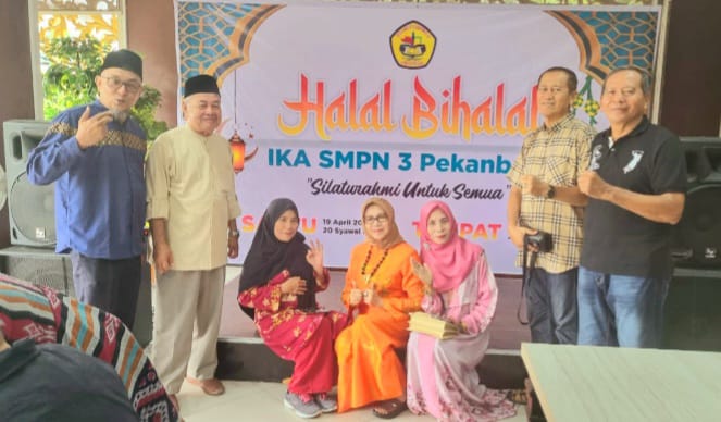 Acara halal bi halal bersama IKA SMP Negeri 3 Pekanbaru