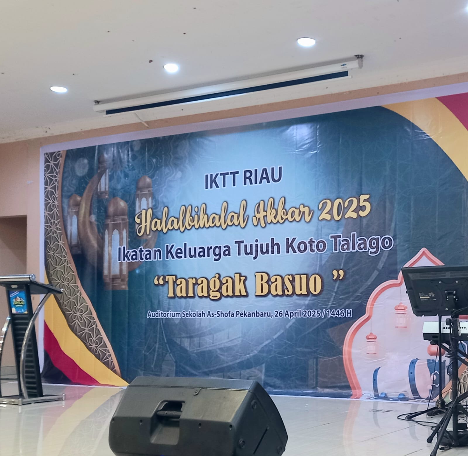 Ikatan Keluarga Tujuh Koto Talago (IKTT) Dumai Menghadiri Halal bi Halal IKTT Provinsi Riau