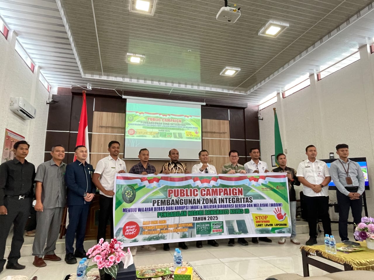 PN Bengkalis Gelar Sosialisasi Implementasi SK KMA, Aplikasi Pelayanan Publik, dan Zona Integritas Menuju WBK/WBBM