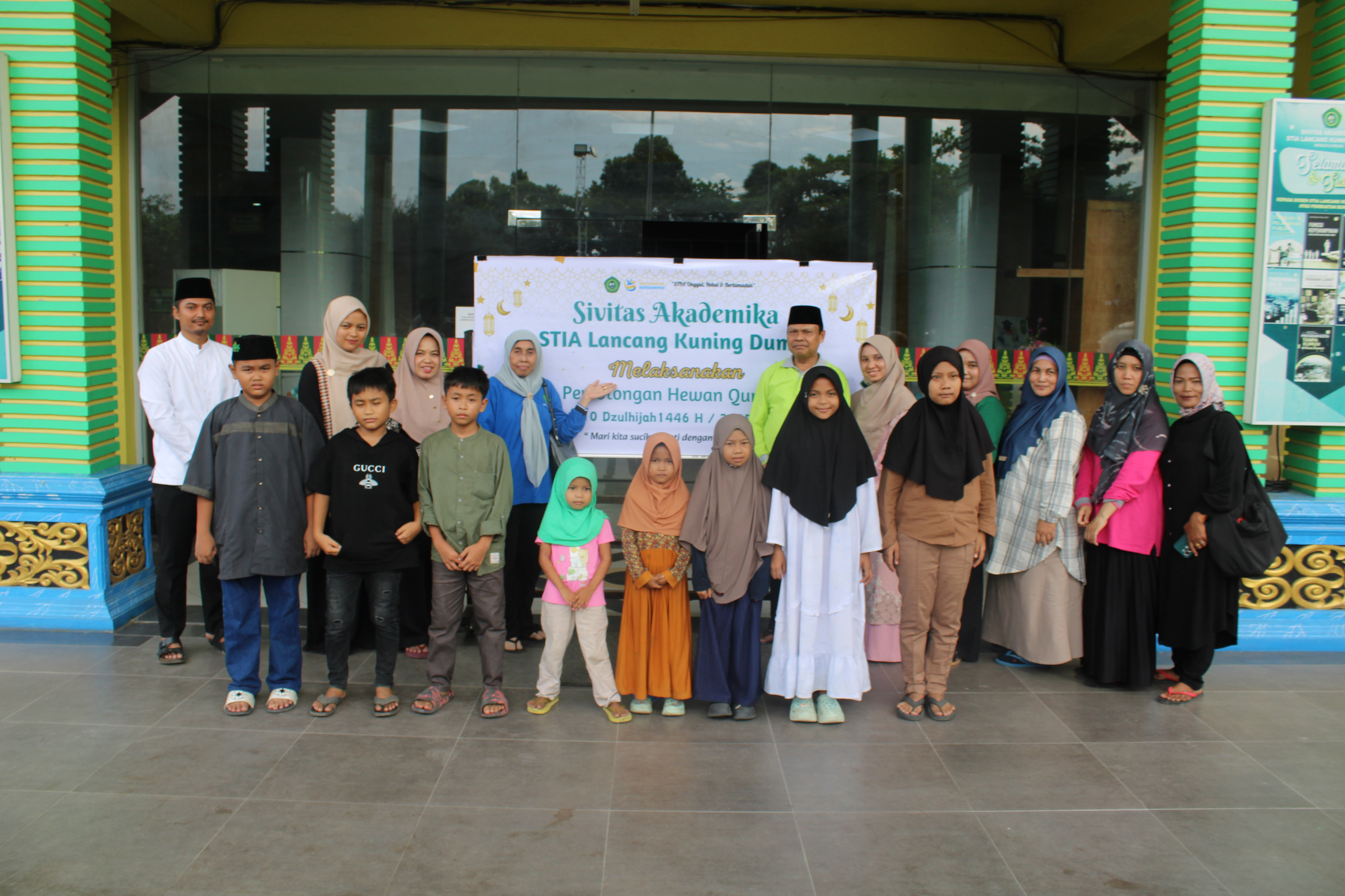 Semangat Idul Adha 2025, STIA Lancang Kuning Dumai Gelar Pemotongan Hewan Qurban di Kampus