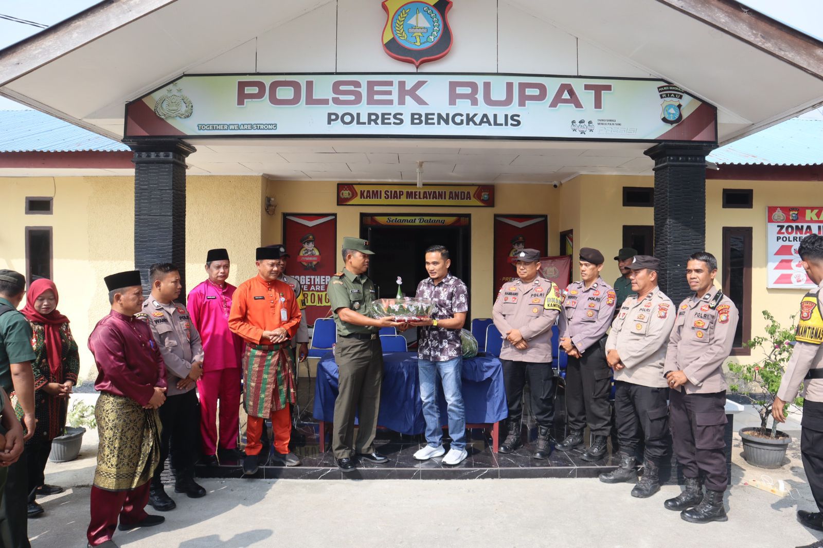 Forkopimcam Rupat hadir di markas Polsek Rupat