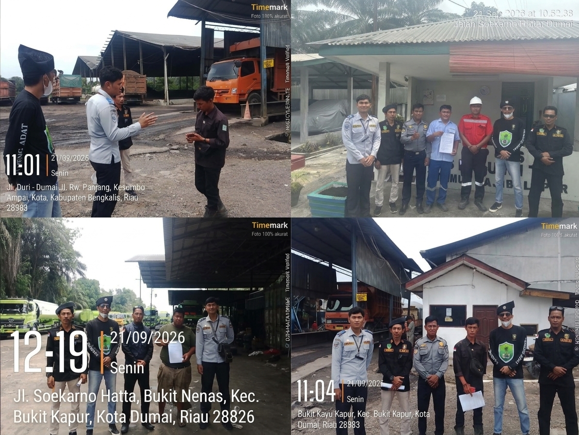 Respons Keluhan Warga, Dishub Dumai Bersama Tameng Adat LAMR Sosialisasikan Jam Larangan Angkutan